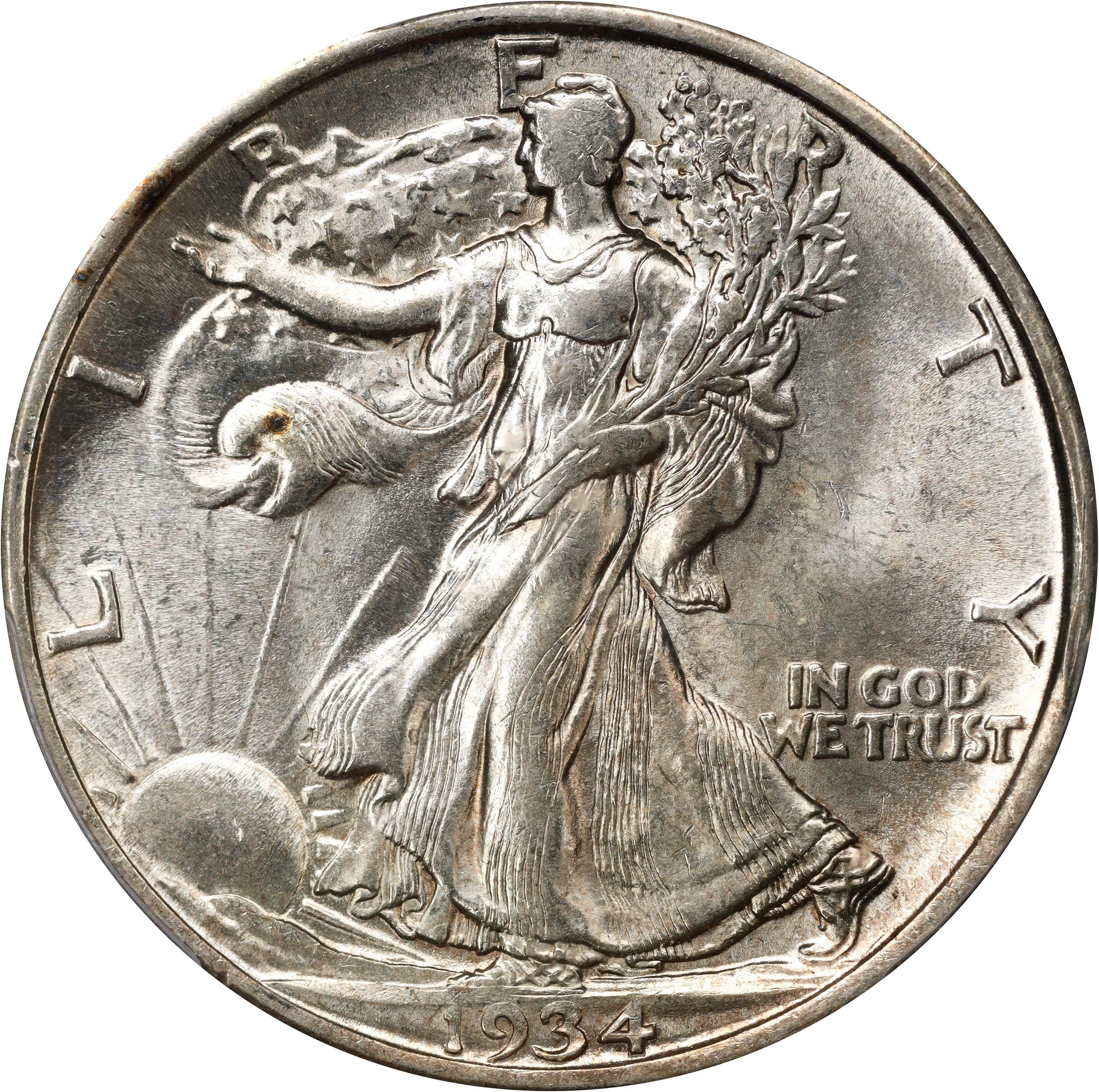 1934-D Walking Liberty Half Dollar. MS-63 (PCGS).