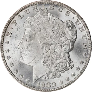 image for: 1880/79-CC GSA Morgan Silver Dollar. Reverse of 1878. VAM-4. Top 100 Variety. MS-63 (NGC).