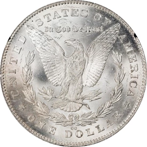 image for: 1880/79-CC GSA Morgan Silver Dollar. Reverse of 1878. VAM-4. Top 100 Variety. MS-63 (NGC).