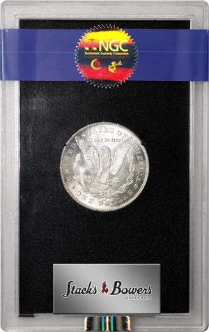 image for: 1880/79-CC GSA Morgan Silver Dollar. Reverse of 1878. VAM-4. Top 100 Variety. MS-63 (NGC).