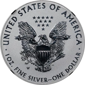 image for: 2013-W Silver Eagle. West Point Eagle Set. Early Releases. Reverse Proof-70 (NGC).