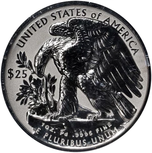image for: 2019-W Palladium Eagle. Reverse Proof-69 (PCGS).