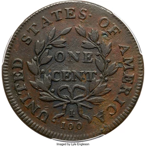 image for: 1800 1C S-211, B-13, R.3, VF20 PCGS. Ex: COL Ellsworth Collection. PCGS Population: (1/1 and 0/0+)....