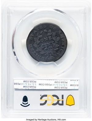 image for: 1798 1C Second Hair Style, S-185, B-46, R.2, VG8 PCGS....
