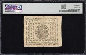 image for: MD-98. Maryland. August 14, 1776. $2. PMG Very Fine 25.