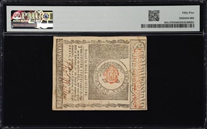 image for: MA-278. Massachusetts. May 5, 1780. $1. PMG About Uncirculated 55.