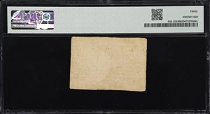 image for: NH-159. New Hampshire. June 28, 1776. 3 Pence. PMG Very Fine 30.