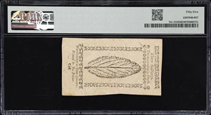 image for: NJ-154. New Jersey. December 31, 1763. 3 Shillings. PMG About Uncirculated 55.
