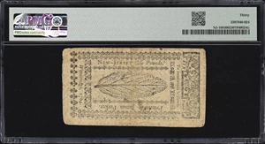 image for: NJ-169. New Jersey. April 16, 1764. 6 Pounds. PMG Very Fine 30.