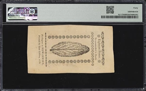 image for: NJ-176. New Jersey. March 25, 1776. 18 Pence. PMG Extremely Fine 40.