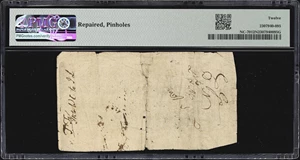 image for: NC-70. North Carolina. April 4, 1748. 3 Pounds. PMG Fine 12 Net. Repaired, Pinholes.