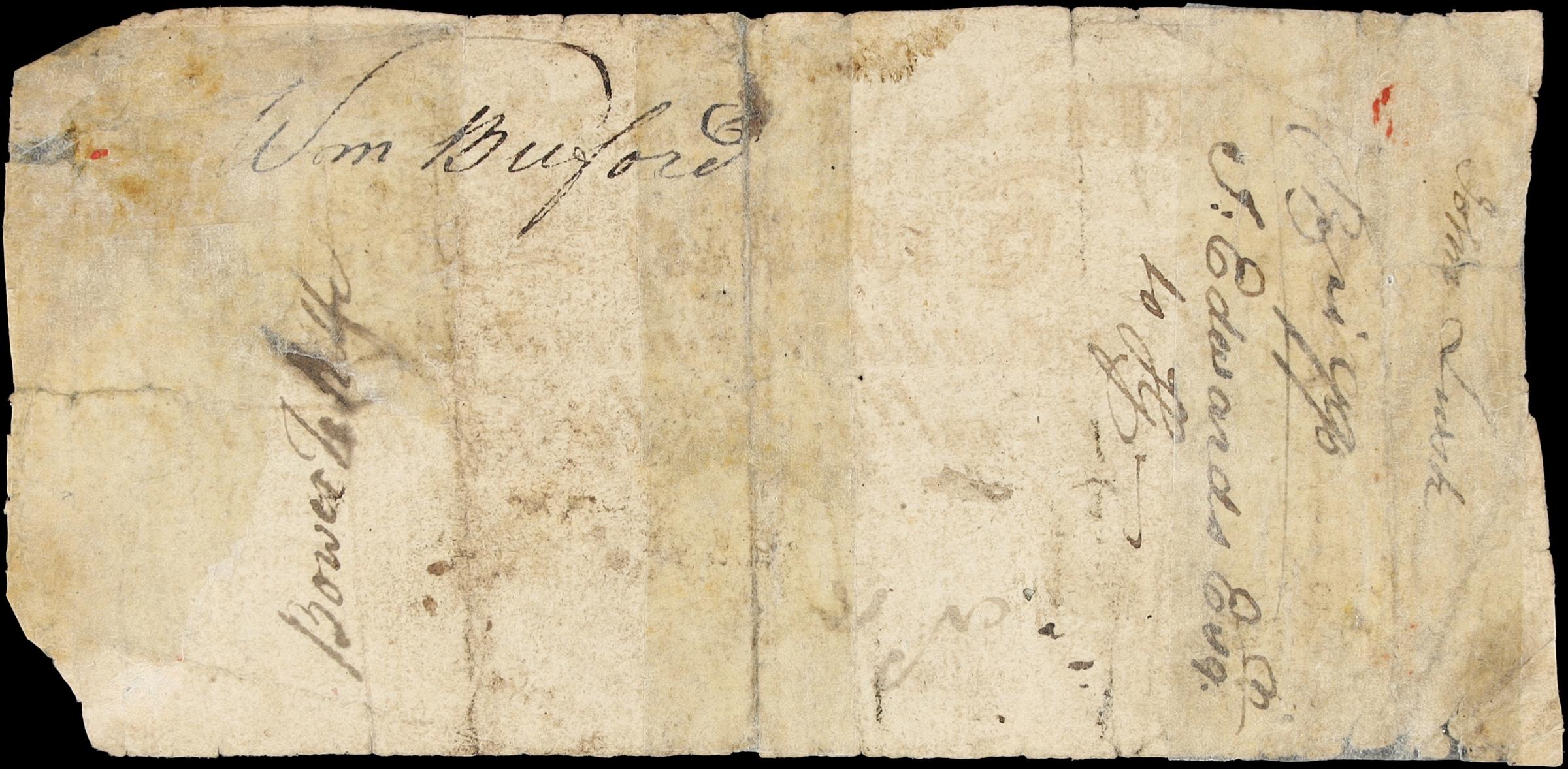 image for: NC-79. North Carolina. March 9, 1754. 20 Shillings. Very Good to Fine.
