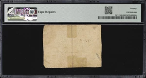 image for: NC-156h. North Carolina. April 2, 1776. $1/2. PMG Very Fine 20.