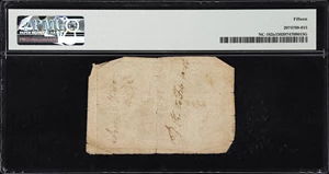 image for: NC-162a. North Carolina. April 2, 1776. $5. PMG Choice Fine 15.