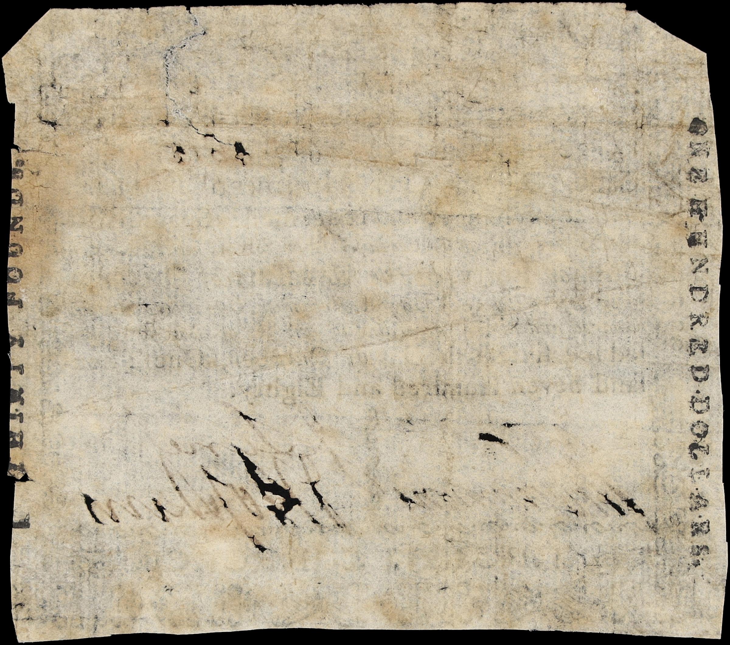 image for: VA-192. Virginia. October 16, 1780. $100. Fine.