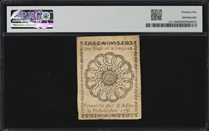 image for: CC-19. Continental Currency. February 17, 1776. $1/6. PMG Very Fine 25.