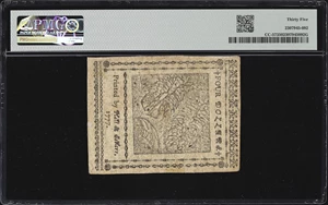 image for: CC-57. Continental Currency. February 26, 1777. $4. PMG Choice Very Fine 35.