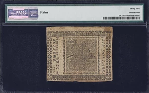 image for: CC-59. Continental Currency. February 26, 1777. $6. PMG Choice Very Fine 35 Net. Stains.