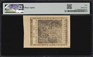 image for: CC-89. Continental Currency. January 14, 1779. $3. PMG About Uncirculated 50.