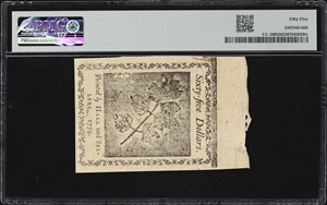 image for: CC-100. Continental Currency. January 14, 1779. $65. PMG About Uncirculated 55.