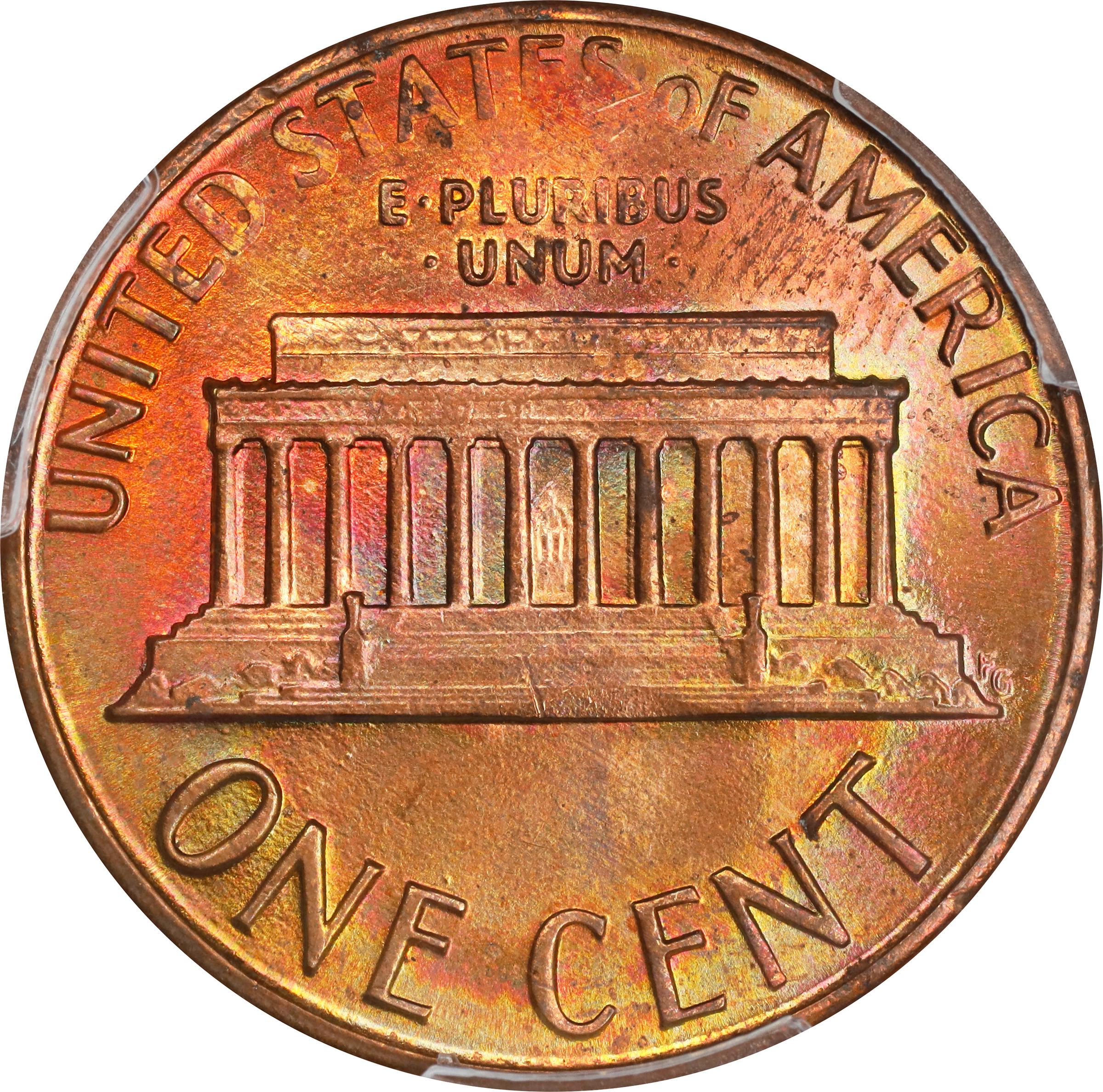 image for: 1986 Lincoln Cent. MS-66 RB (PCGS).