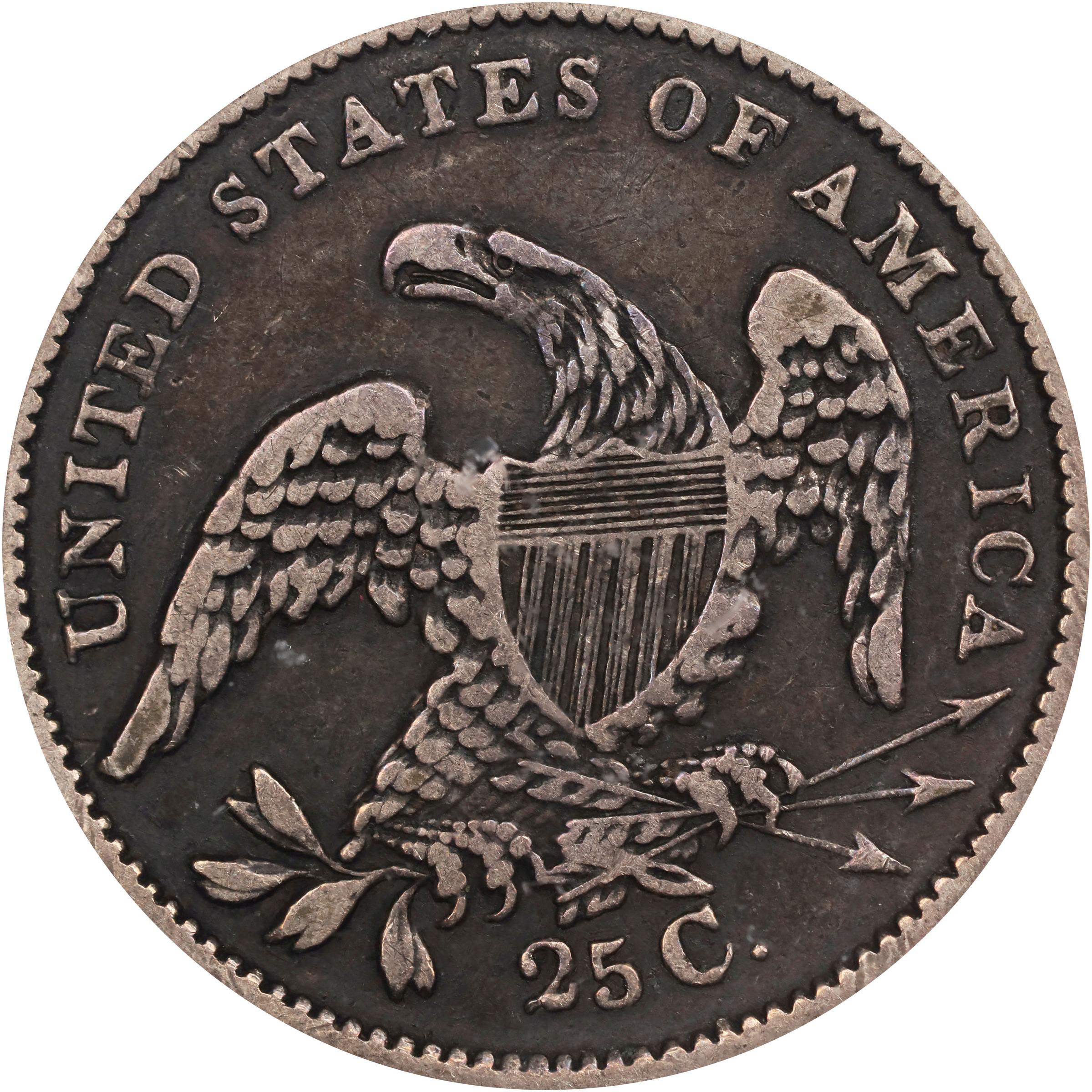 1834 25c VF20 thumbnail 2