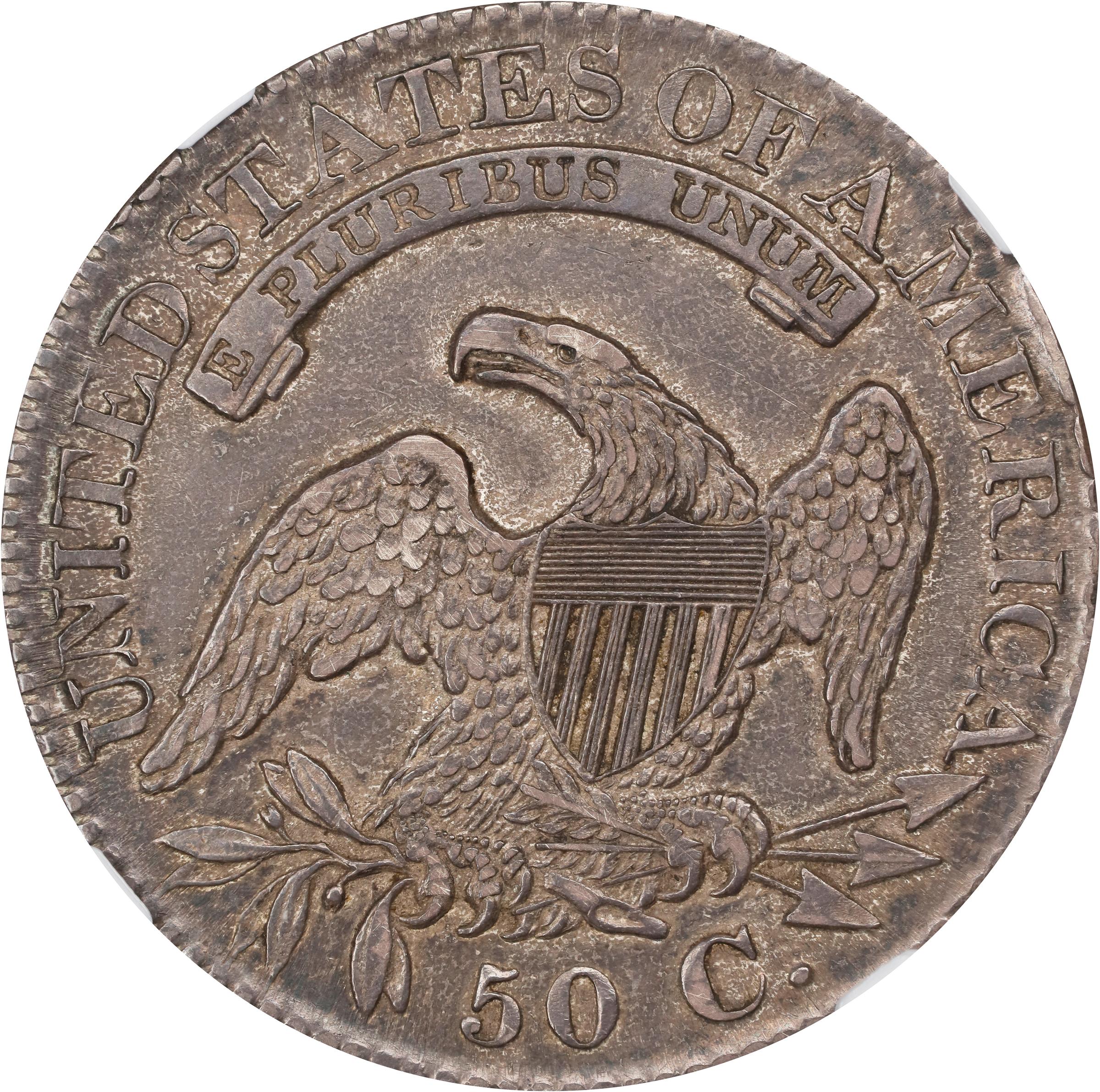 アメリカ銀貨ハーフダラー1827年9