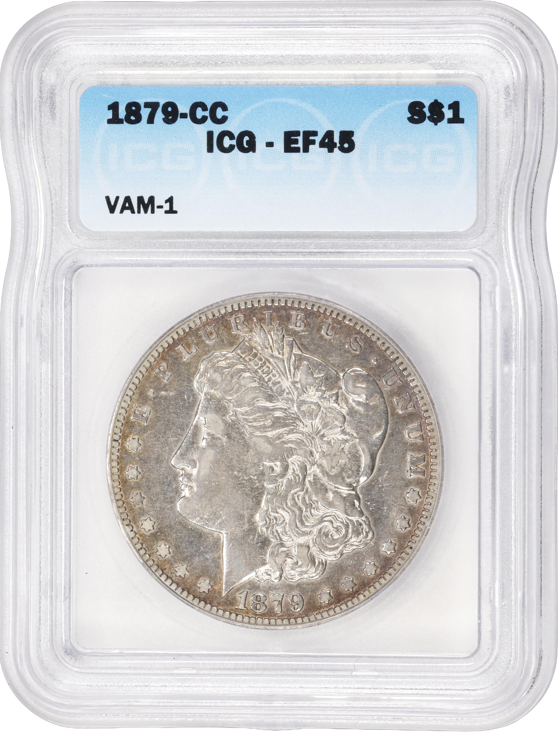1879-CC $1  Closed 9, VAM-1 AG3 thumbnail 3