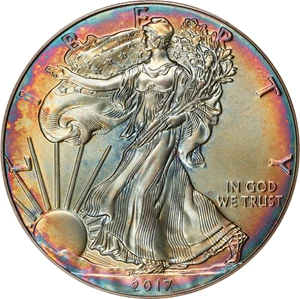 image for: 2017 Silver Eagle. MS-68 (PCGS).