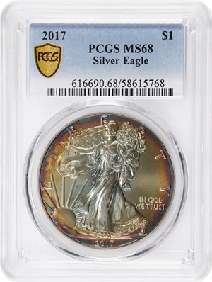 image for: 2017 Silver Eagle. MS-68 (PCGS).