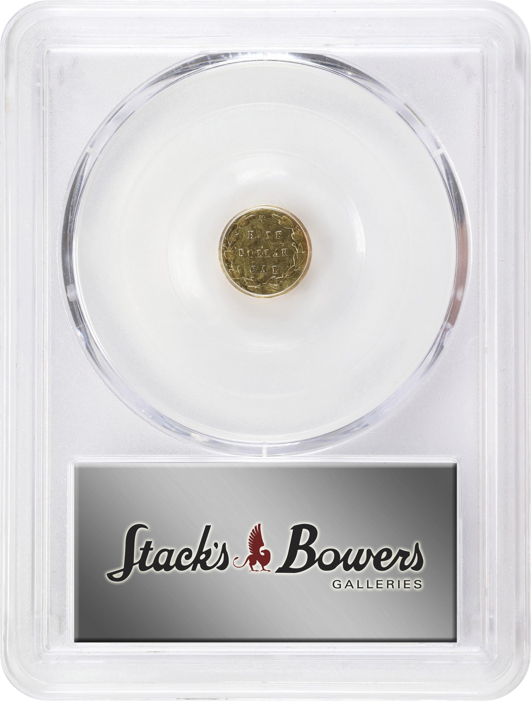 image for: 1871-G Round 50 Cents. BG-1028. Rarity-6+. Liberty Head. Unc Details--Cleaned (PCGS).