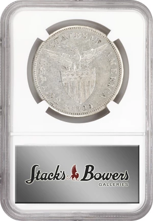 image for: 1909-S One Peso. EF Details--Cleaned (NGC).