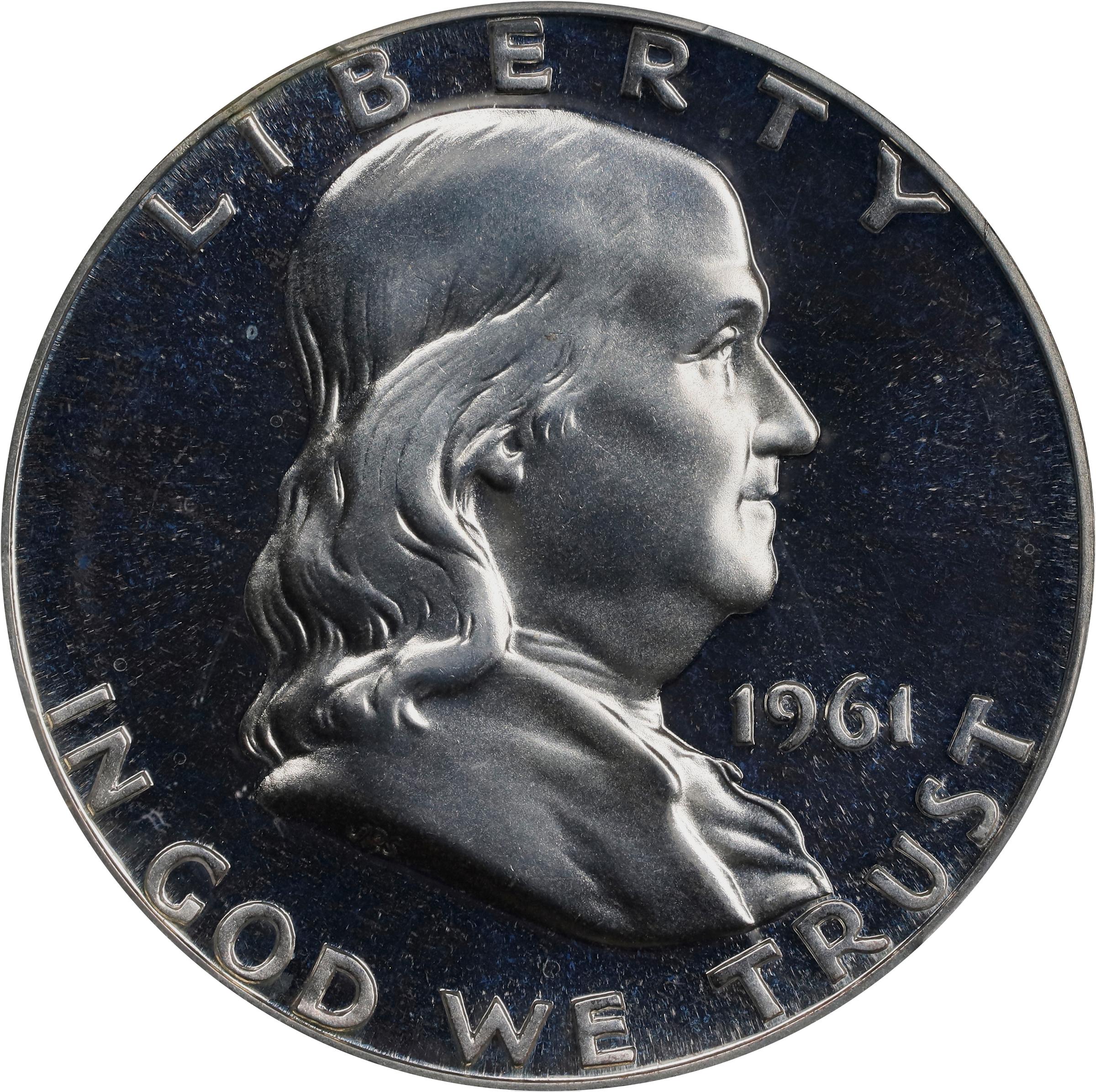 1961 Franklin Half Dollar. Proof-68 (PCGS).