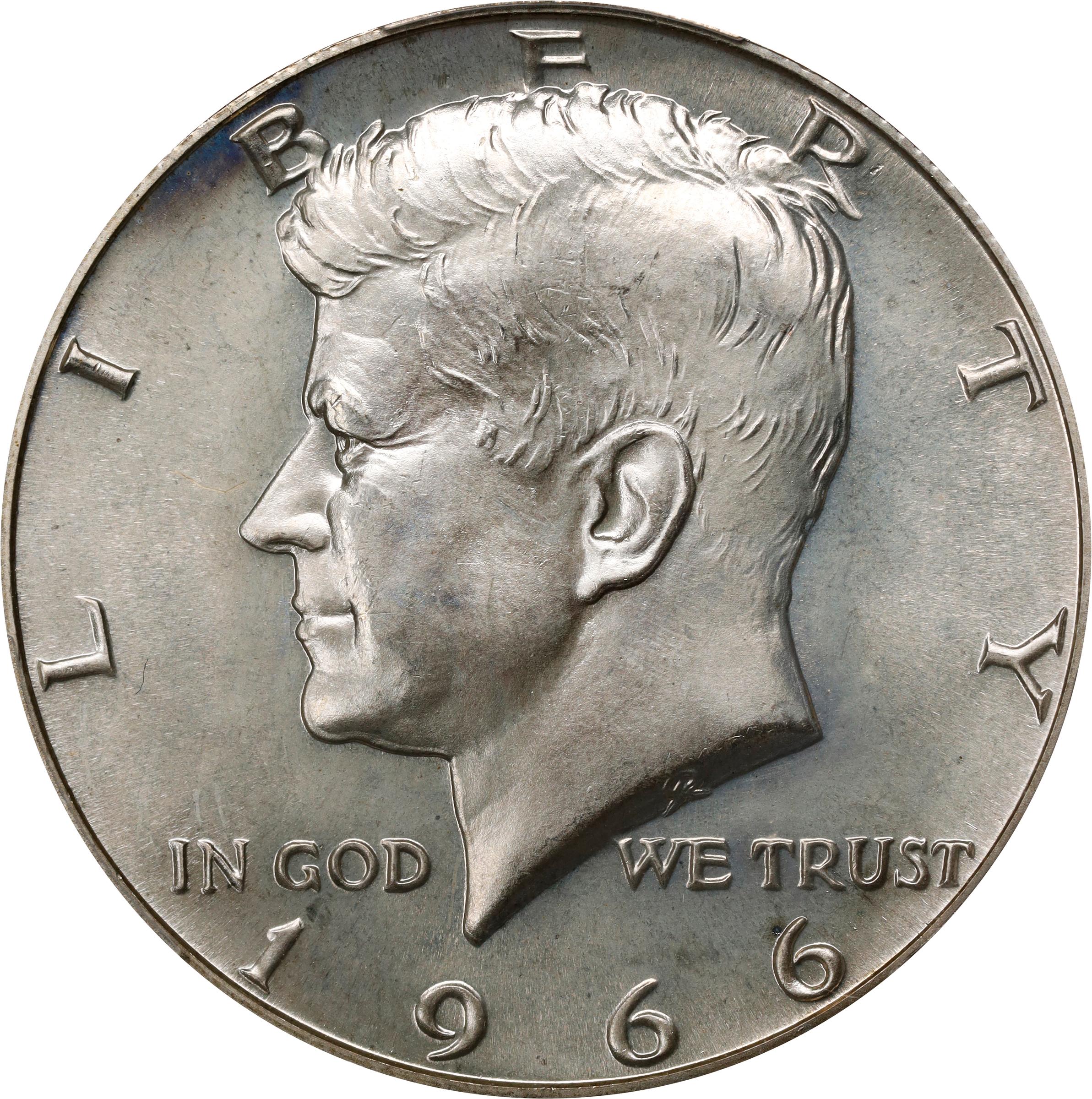 image for: 1966 Kennedy Half Dollar. FS-106. SMS. Doubled Die Obverse. Specimen-67 (PCGS).