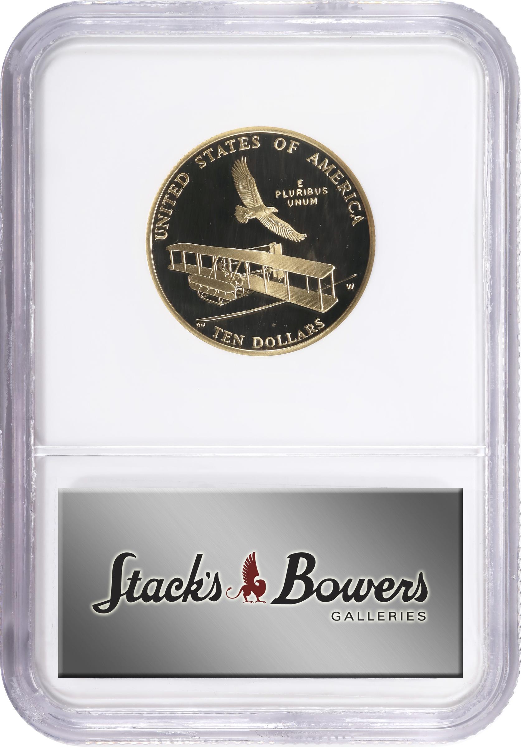 image for: 2003-W First Flight Centennial Gold $10. Proof-70 Ultra Cameo (NGC).