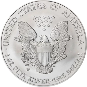 image for: 2008-W Silver Eagle. Reverse of 2007. MS-70 (NGC).