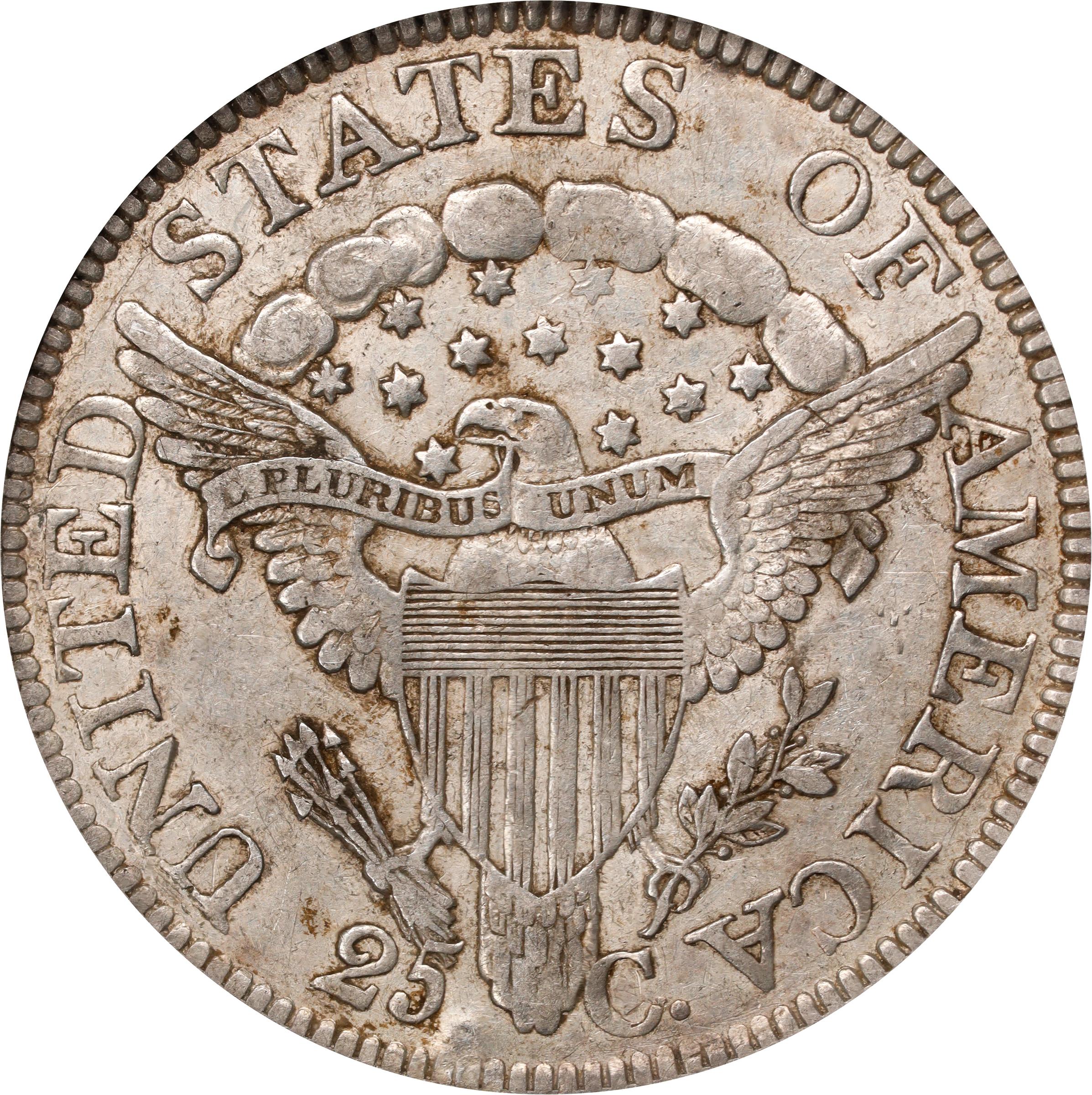 image for: 1805 Draped Bust Quarter. B-5. Rarity-5-. Genuine (NCS).