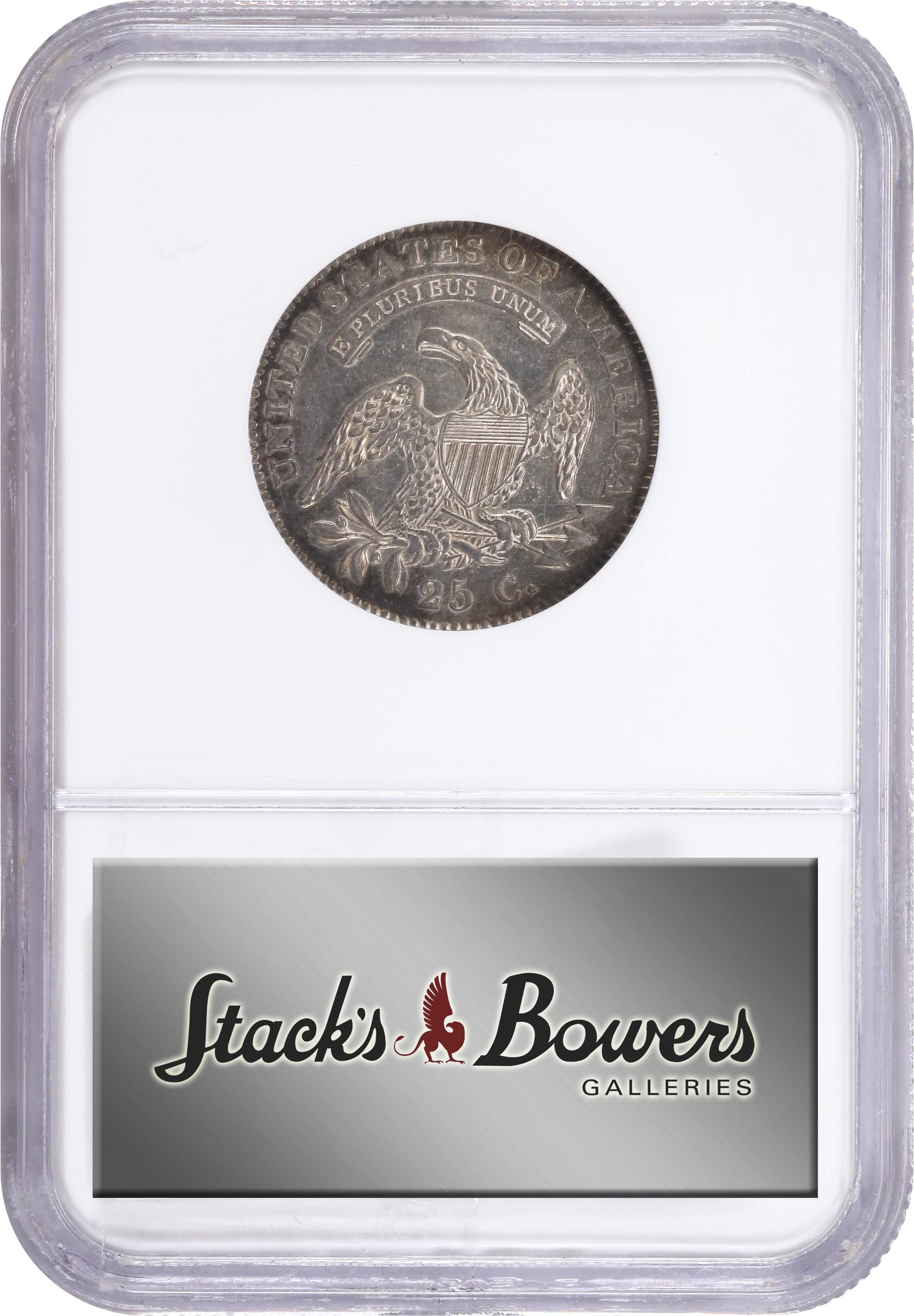 image for: 1821 Capped Bust Quarter. B-1. Rarity-4. MS-62 (NGC).