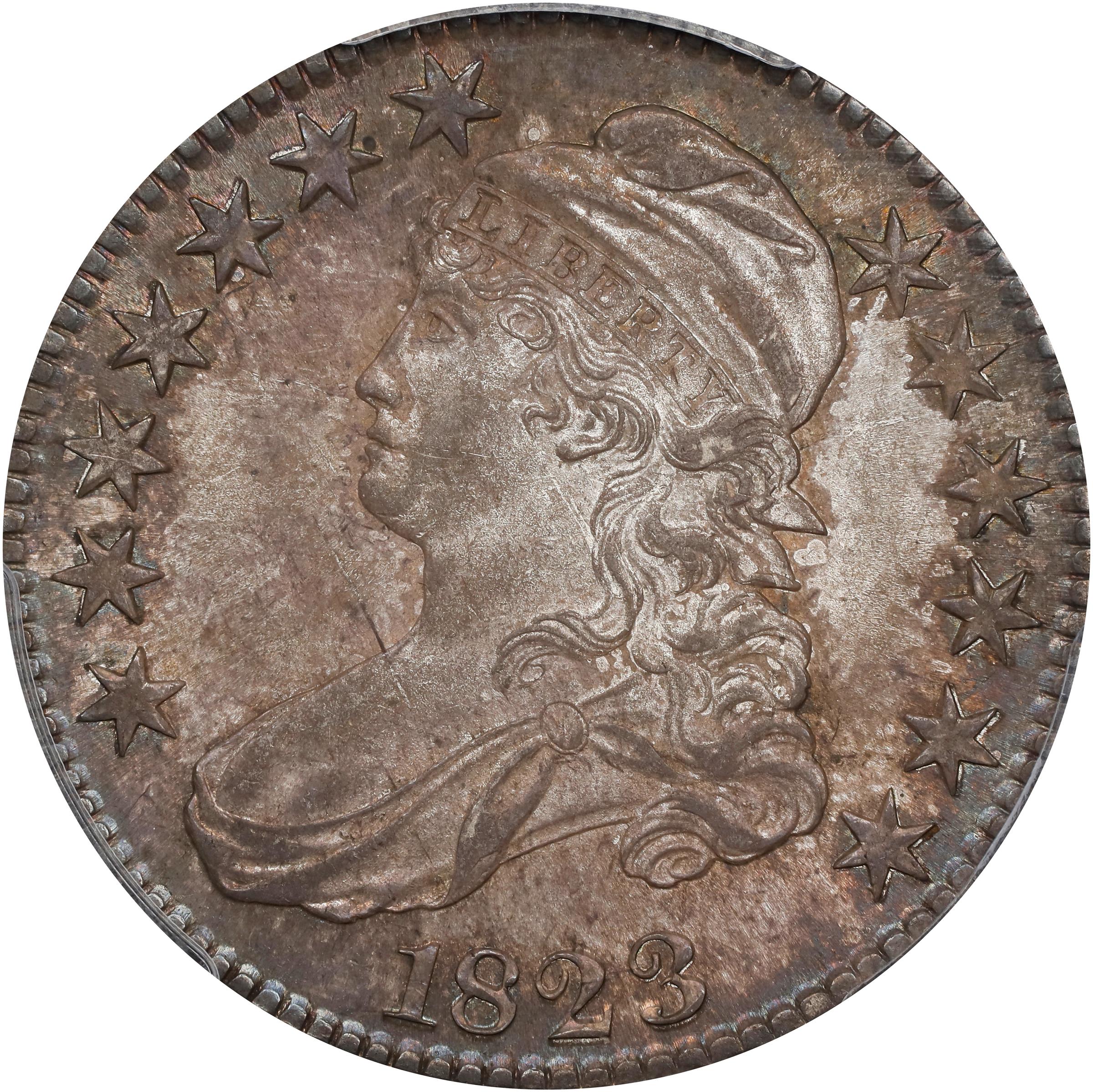 image for: 1823 Capped Bust Half Dollar. O-110. Rarity-1. MS-64 (PCGS).