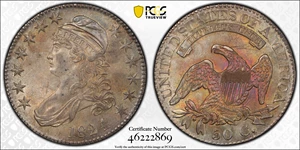 image for: 1824/4 Capped Bust Half Dollar. O-109. Rarity-2. MS-62 (PCGS).