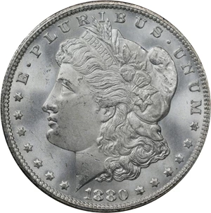 image for: 1880/79-CC GSA Morgan Silver Dollar. VAM-4. Top 100 Variety. Reverse of 1878. MS-66 (PCGS).