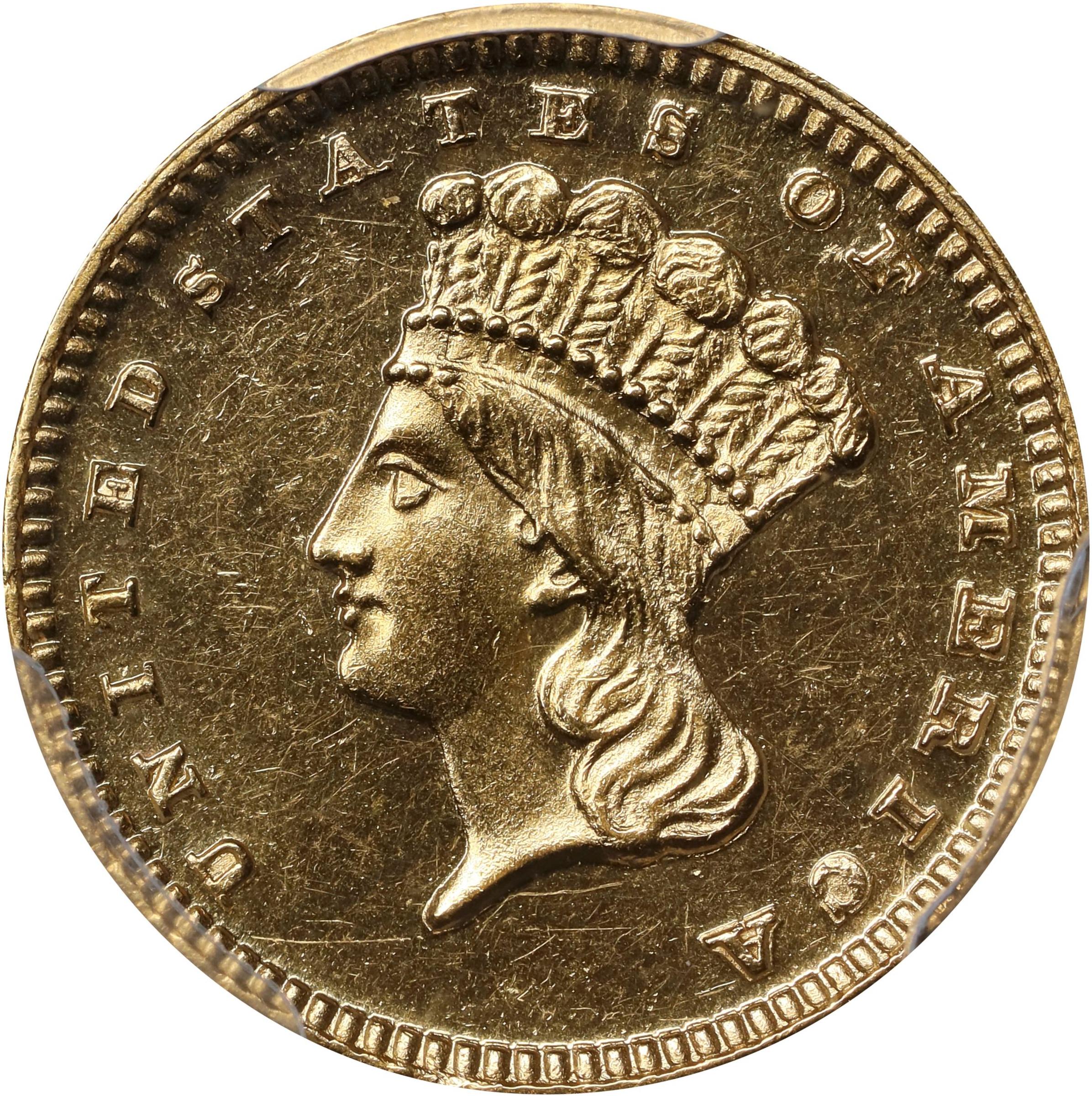 image for: 1889 Gold Dollar. MS-62 PL (PCGS).