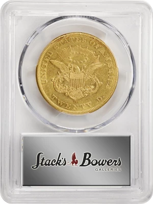image for: 1855-O Liberty Head Double Eagle. Winter-1. AU-50 (PCGS).