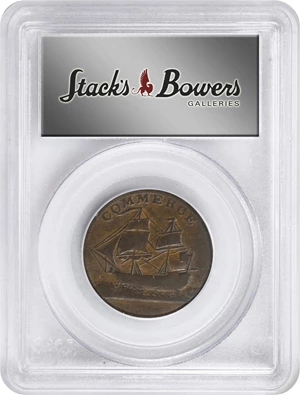image for: "1781" (ca. 1820) North American Token. W-13980. Rarity-2. VF-25 (PCGS).