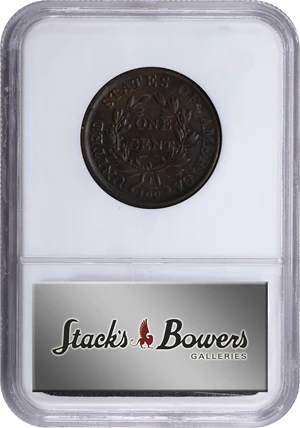 image for: 1807/6 Draped Bust Cent. S-273, B-3. Rarity-1. Large 7, Pointed 1. VF-30 BN (NGC).