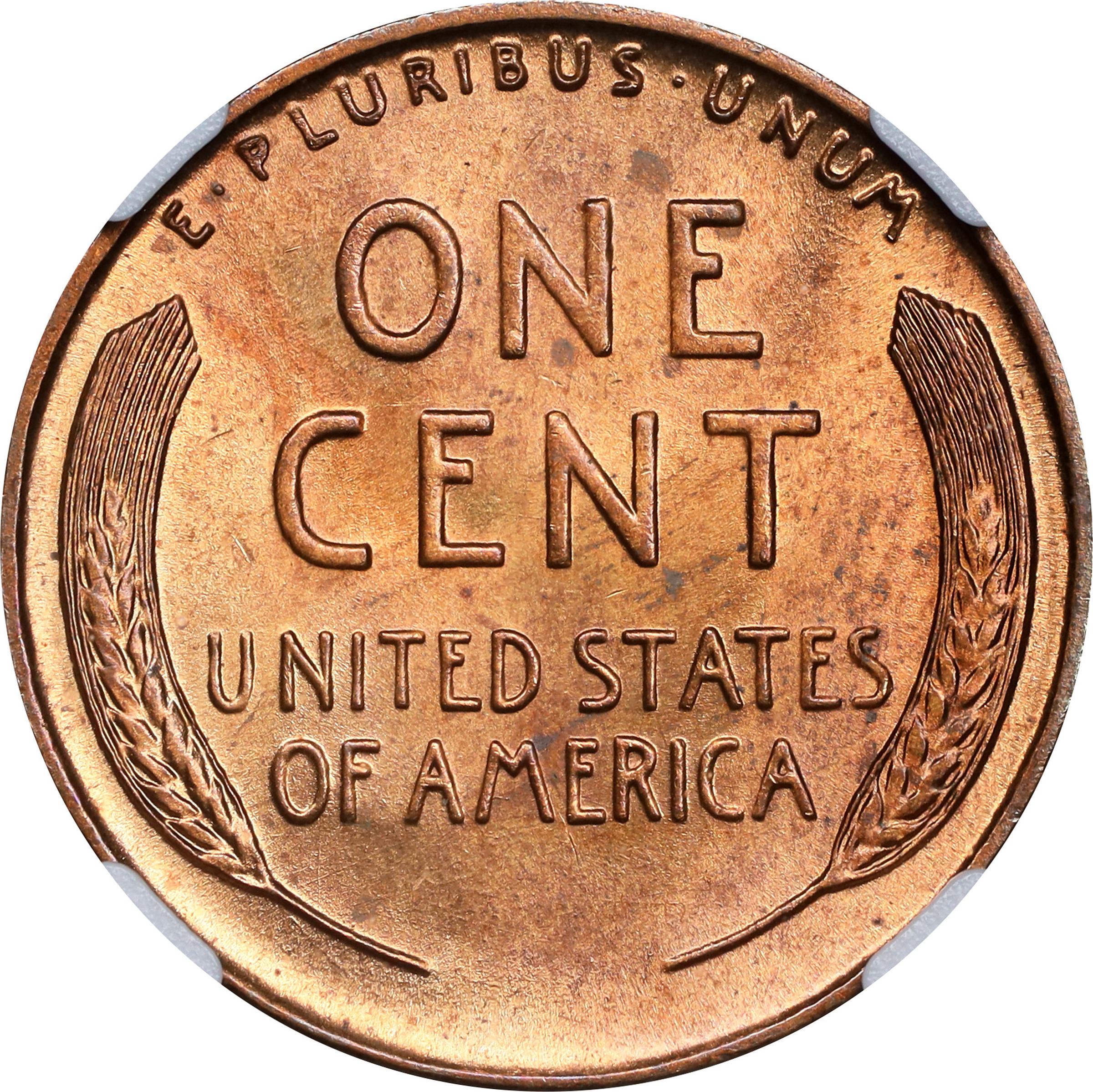 image for: 1944-D/S Lincoln Cent. FS-512. MS-66 RD (NGC).