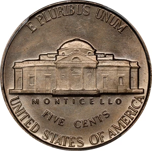 image for: 1948 Jefferson Nickel. MS-66 FS (PCGS).