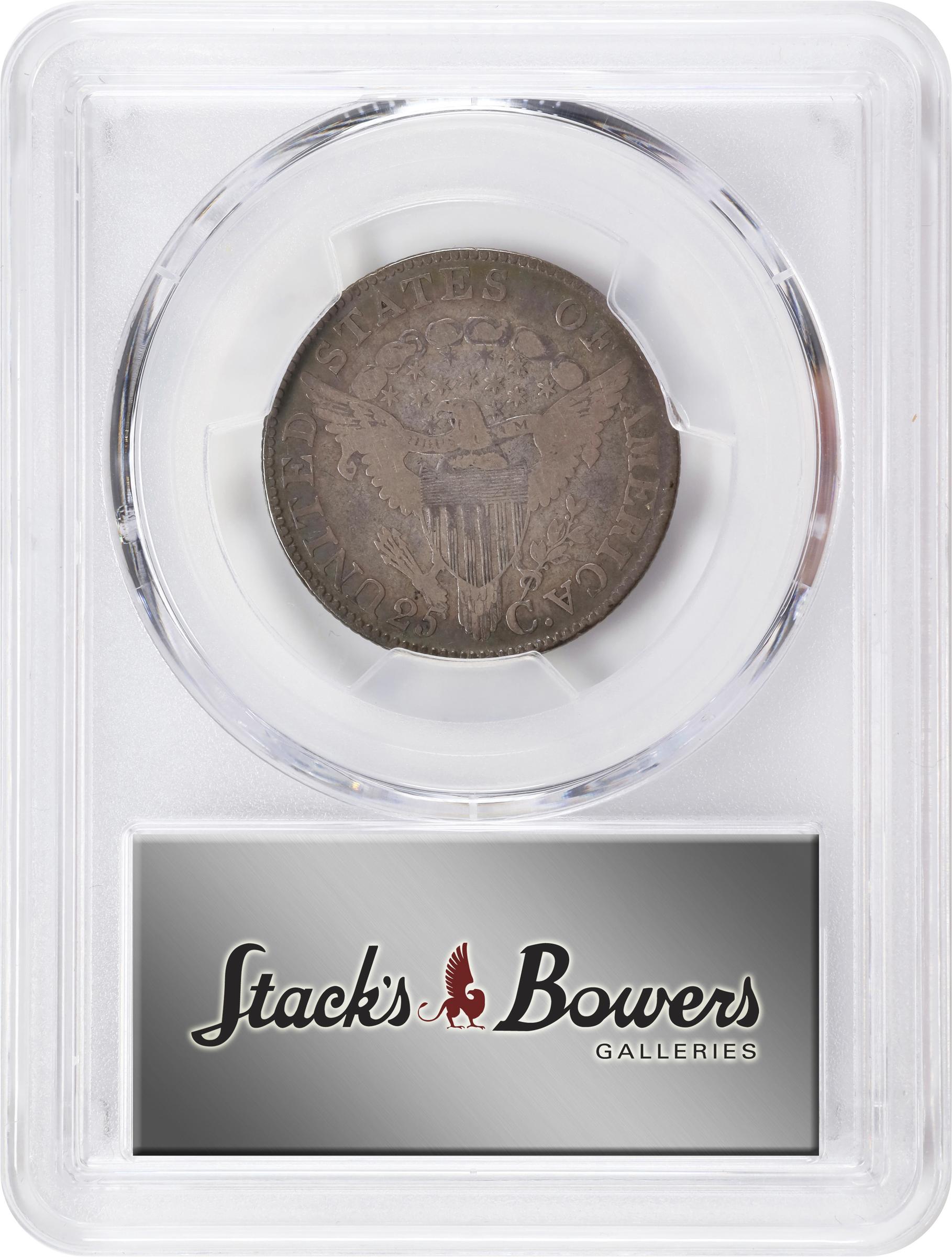 image for: 1806 Draped Bust Quarter. B-7. Rarity-5. VG-10 (PCGS).