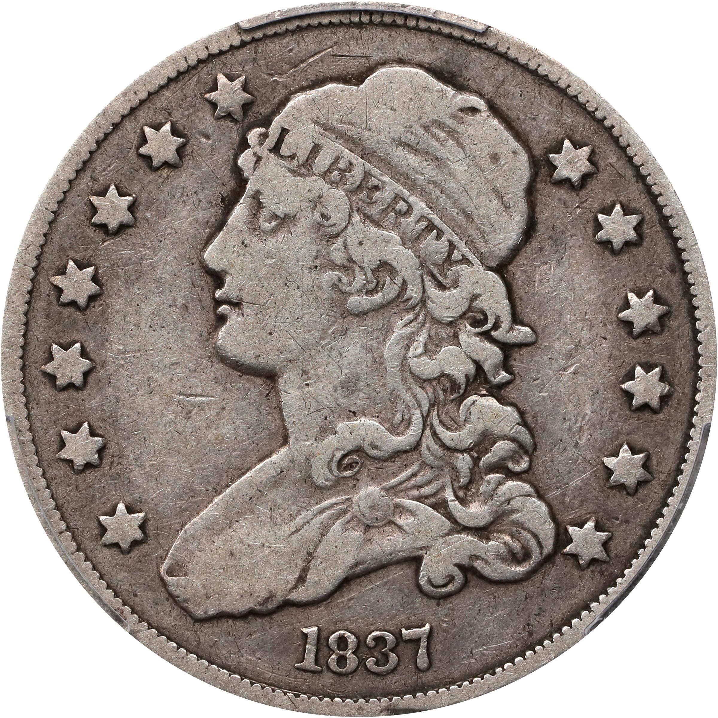 image for: 1837 Capped Bust Quarter. B-5. Rarity-5. VF-20 (PCGS).