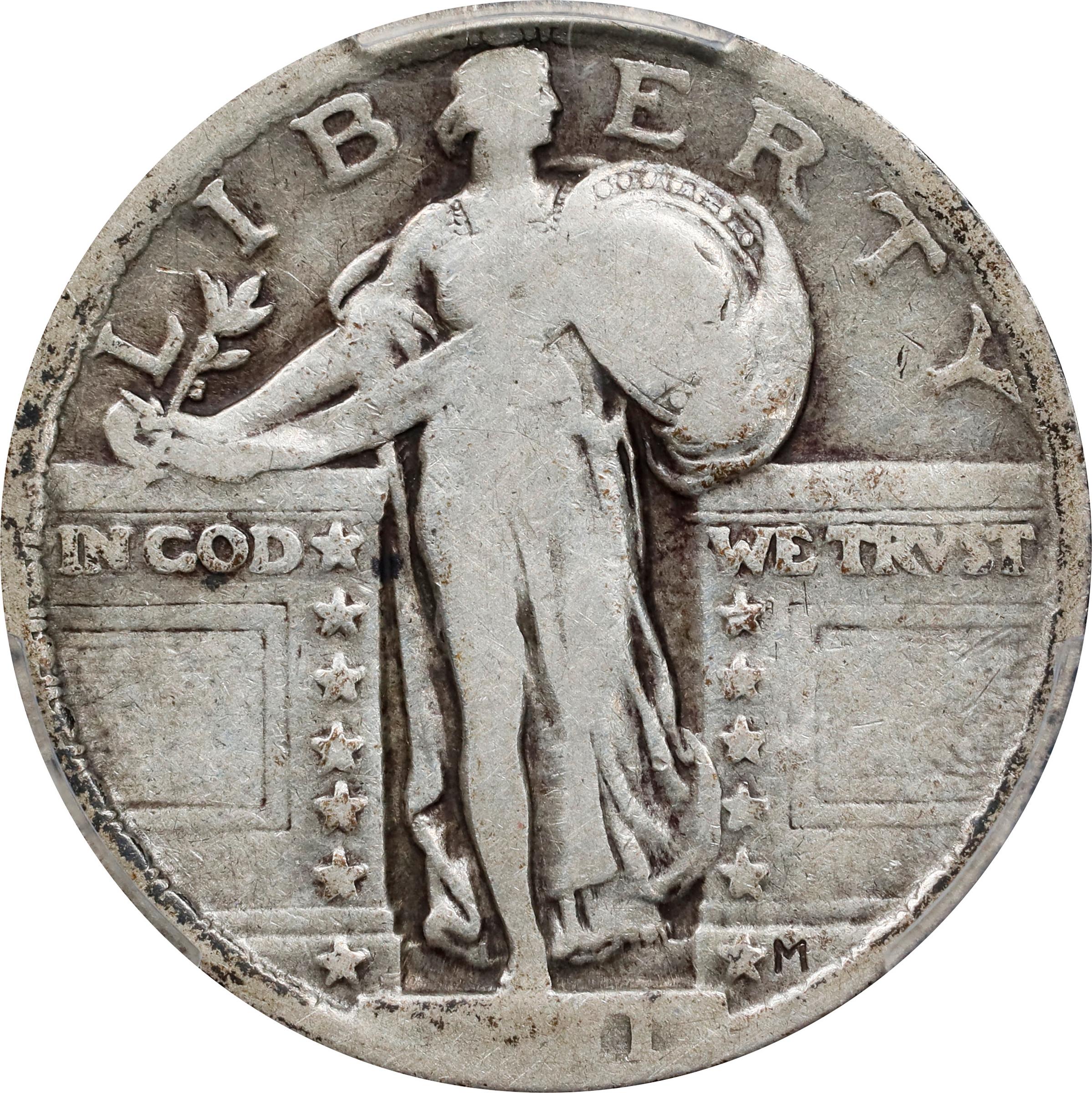 1921 Standing Liberty Quarter. VG-8 (PCGS).